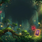 Copertina del set Disney Lorcana Wilds Unknown 2026 con personaggi Pixar, carte a ventaglio su sfondo verde foresta
