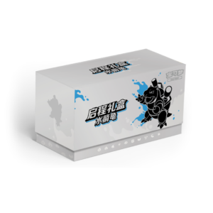 Confezione premium Pokémon Red & Purple Departure Gift Box dedicata a Blastoise in lingua cinese semplificata con art card e accessori.