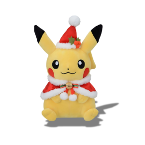 Peluche Pokémon Pikachu edizione Natale in poliestere morbido