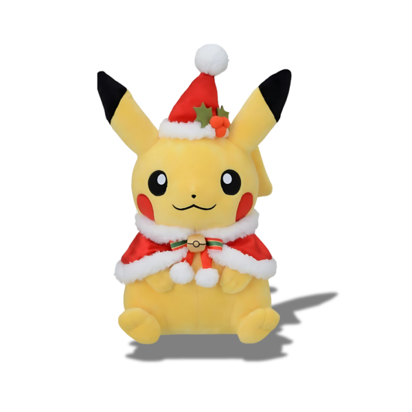 Pikachu Pokémon Peluche Natale Peluche Pokémon Pikachu edizione Natale in poliestere morbido