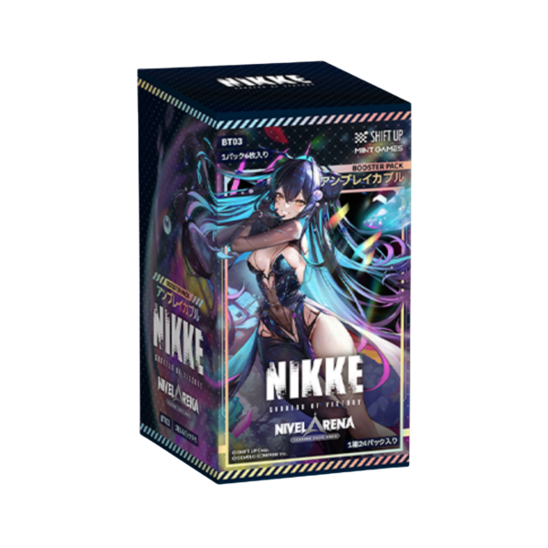 Display booster Nivel Arena Goddess of Victory NIKKE Unbreakable BT03 versione giapponese sigillato Gemblo Company 24 pack