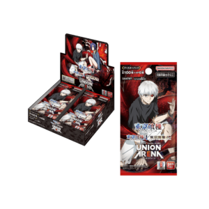 Display booster Union Arena Tokyo Ghoul UA47BT versione giapponese sigillato con 16 bustine, set TCG ufficiale dedicato all'anime di Sui Ishida