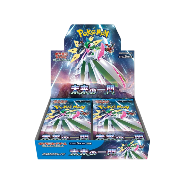 Display box Pokemon Future Flash sv4M versione giapponese sigillato 30 booster pack dell'espansione Scarlatto e Violetto con Pokemon Paradosso del Futuro