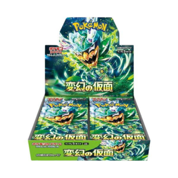Display box Pokemon Mask of Change sv6 versione giapponese sigillato contenente 30 booster pack dell'espansione Scarlatto e Violetto dedicata a Ogerpon