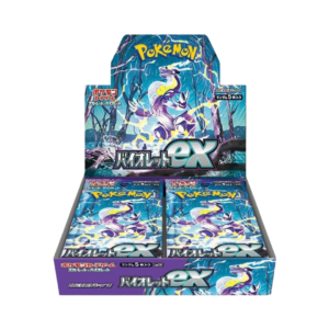 Display box Pokemon Violet ex sv1V versione giapponese sigillato 30 booster pack del set di lancio Scarlatto e Violetto con Miraidon ex e Iono Full Art