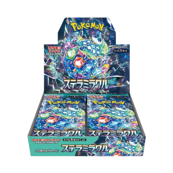 Pokémon Stellar Miracle SV7 Booster Box giapponese sigillato con 30 buste Scarlatto e Violetto Tera Stellare in vendita su Otakuworld.ch