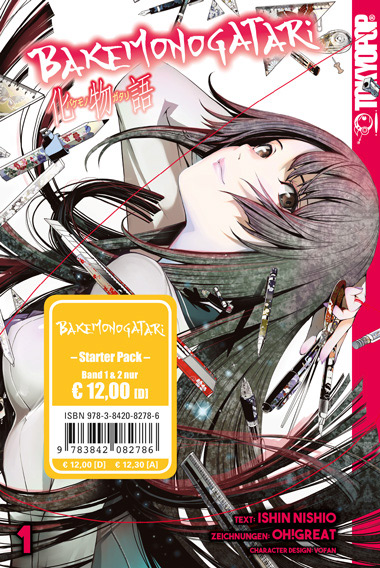 Bakemonogatari Starter Pack – Manga auf Deutsch (TOKYOPOP)