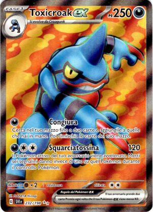 Toxicroak ex 232 · Scarlet & Violet · IT - immagine 1
