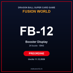 Dragon Ball Super Fusion World FB-12 Booster Display ENG - preordine