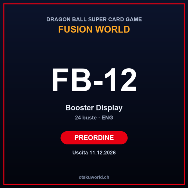Dragon Ball Super Fusion World FB-12 Booster Display ENG - preordine