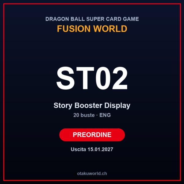 Dragon Ball Super Fusion World ST02 Story Booster Display ENG - preordine