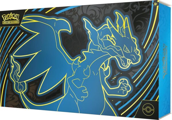 Pokémon Collezione Ultra Premium Mega Charizard X-ex - vista laterale della confezione