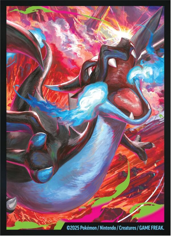 Bustine protettive Mega Charizard X-ex - accessorio premium della Collezione Ultra Premium