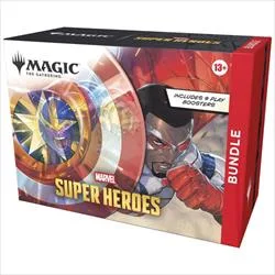Magic: The Gathering Marvel Super Heroes Bundle con segnapunti vita – English