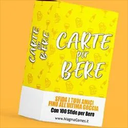 Carte per Bere Gioco di carte da tavolo per feste e gruppi di amici
