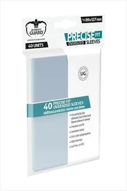 Ultimate Guard Precise-Fit Sleeves per carte oversized 89x127 (40 pezzi)