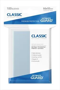 Ultimate Guard Classic Sleeves formato standard 66x93 (100 bustine)