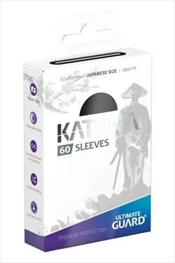 Ultimate Guard Katana Sleeves Black per carte formato giapponese