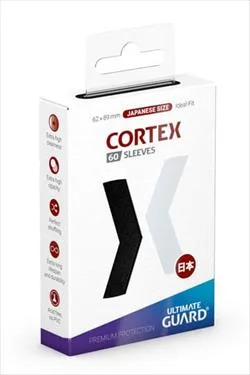 Ultimate Guard Cortex Sleeves Black per carte formato giapponese