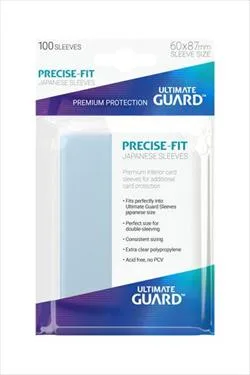 01621slee0090 Ultimate Guard Precise-Fit Sleeves formato giapponese (100 bustine)