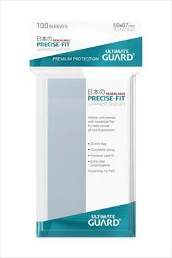 01621slee0091 Ultimate Guard Precise-Fit Resealable Sleeves formato giapponese