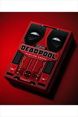 01647card0019 Deadpool Playing Cards Mazzo di carte da gioco a tema Marvel