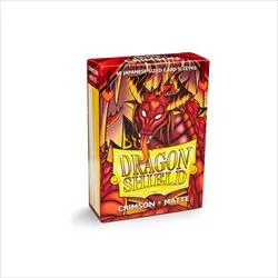 Dragon Shield bustine opache cremisi taglia giapponese 60 pezzi AT-11121