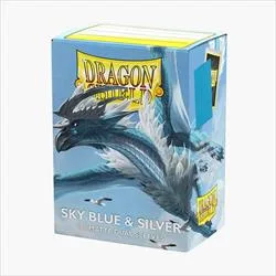 Dragon Shield Dual Matte Sky Blue & Silver AT-15074 Bustine protettive