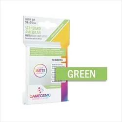 01719slee0036 Matte Sleeves Bustine Protettive Standard American Verdi 59x91 mm