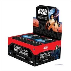 Star Wars Unlimited Scintilla di Ribellione Booster Pack – Italian