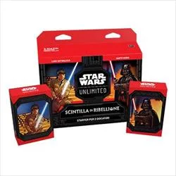 Star Wars Unlimited Scintilla di Ribellione Starter Set Gioco di Trading Cards