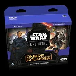 Star Wars Unlimited Ombre sulla Galassia Starter Set Gioco di Trading Cards