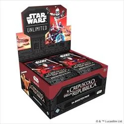 Star Wars Unlimited Crepuscolo della Repubblica Booster Pack