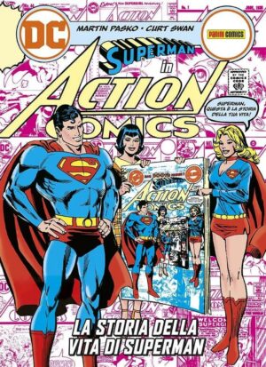 Copertina del fumetto Superman Action Comics vol. 500, edizione italiana Panini Comics / DC / Marvel / Disney di Martin Pasko & Curt Swan