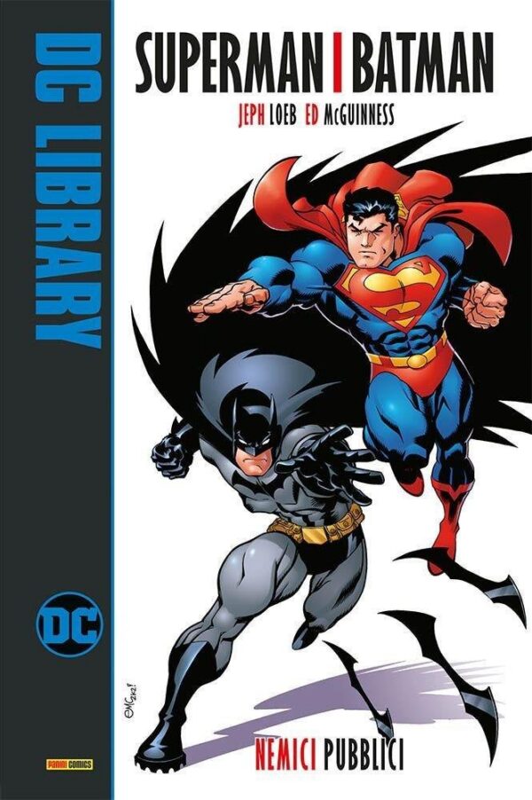 Copertina del fumetto Superman/Batman 1 - Nemici Pubblici, edizione italiana Panini Comics / DC / Marvel / Disney di Ed Mcguinness & Jeph Loeb Copertina del fumetto Superman/Batman 1 - Nemici Pubblici, edizione italiana Panini Comics / DC / Marvel / Disney di Ed Mcguinness & Jeph Loeb