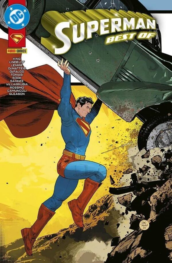 Copertina del fumetto Superman - Best of, edizione italiana Panini Comics / DC / Marvel / Disney di Aa.Vv.