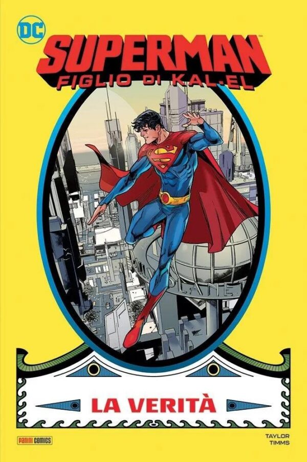 Copertina del fumetto Figlio di Kal El 1 - la Verità, edizione italiana Panini Comics / DC / Marvel / Disney di Nicuolo, Timms & Taylor Copertina del fumetto Figlio di Kal El 1 - la Verità, edizione italiana Panini Comics / DC / Marvel / Disney di Nicuolo, Timms & Taylor