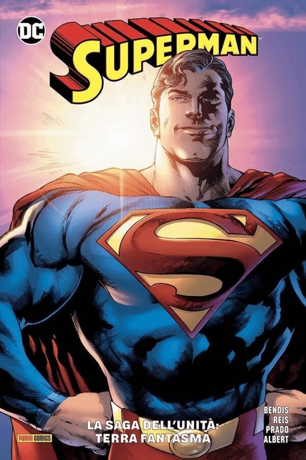 Copertina del fumetto Superman 1 - la Saga Dell'unità, edizione italiana Panini Comics / DC / Marvel / Disney di Ivan Reis,Brian Michael Bendis Copertina del fumetto Superman 1 - la Saga Dell'unità, edizione italiana Panini Comics / DC / Marvel / Disney di Ivan Reis,Brian Michael Bendis