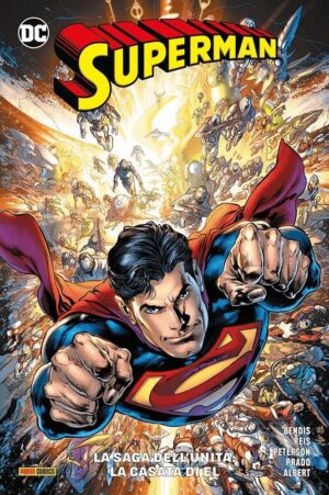Copertina del fumetto Superman 2 - la Saga Dell'unità, edizione italiana Panini Comics / DC / Marvel / Disney di Aa.Vv.