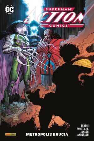 Copertina del fumetto Superman - Action Comics vol. 4, edizione italiana Panini Comics / DC / Marvel / Disney di Brian Bendis & John Romita Jr