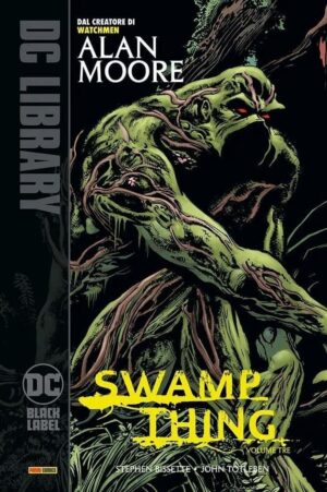 Copertina del fumetto Swamp Thing di Alan Moore vol. 3, edizione italiana Panini Comics / DC / Marvel / Disney di Moore & Aa.Vv.