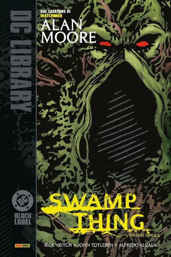 Copertina del fumetto Swamp Thing di Alan Moore vol. 5, edizione italiana Panini Comics / DC / Marvel / Disney di Bissette, Moore & Totleben Copertina del fumetto Swamp Thing di Alan Moore vol. 5, edizione italiana Panini Comics / DC / Marvel / Disney di Bissette, Moore & Totleben