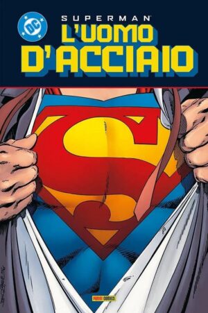 Copertina del fumetto Superman - L'uomo D'acciaio, edizione italiana Panini Comics / DC / Marvel / Disney di John Byrne