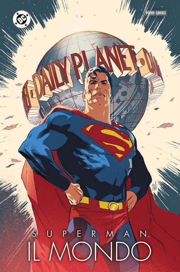 Copertina del fumetto Superman - il Mondo, edizione italiana Panini Comics / DC / Marvel / Disney di Aa.Vv. Copertina del fumetto Superman - il Mondo, edizione italiana Panini Comics / DC / Marvel / Disney di Aa.Vv.