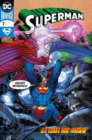 Copertina del fumetto Superman vol. 7, edizione italiana Panini Comics / DC / Marvel / Disney di Romita Jr, Bendis