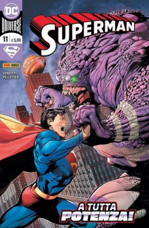 Copertina del fumetto Superman vol. 11, edizione italiana Panini Comics / DC / Marvel / Disney di R. Venditti & P. Pelletier