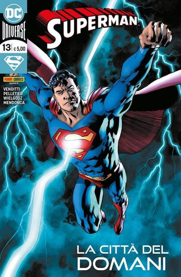 Copertina del fumetto Superman vol. 13, edizione italiana Panini Comics / DC / Marvel / Disney di R. Enditti & P. Pelletier