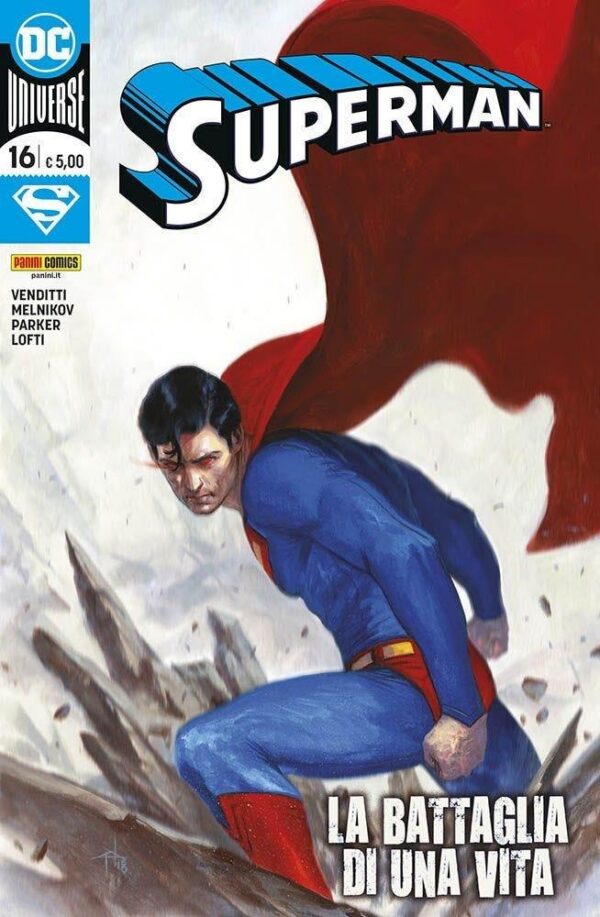 Copertina del fumetto Superman vol. 16, edizione italiana Panini Comics / DC / Marvel / Disney di Aa.Vv. Copertina del fumetto Superman vol. 16, edizione italiana Panini Comics / DC / Marvel / Disney di Aa.Vv.