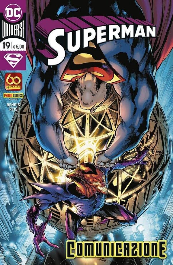 Copertina del fumetto Superman vol. 19, edizione italiana Panini Comics / DC / Marvel / Disney di Ivan Reis & Brian Bendis Copertina del fumetto Superman vol. 19, edizione italiana Panini Comics / DC / Marvel / Disney di Ivan Reis & Brian Bendis