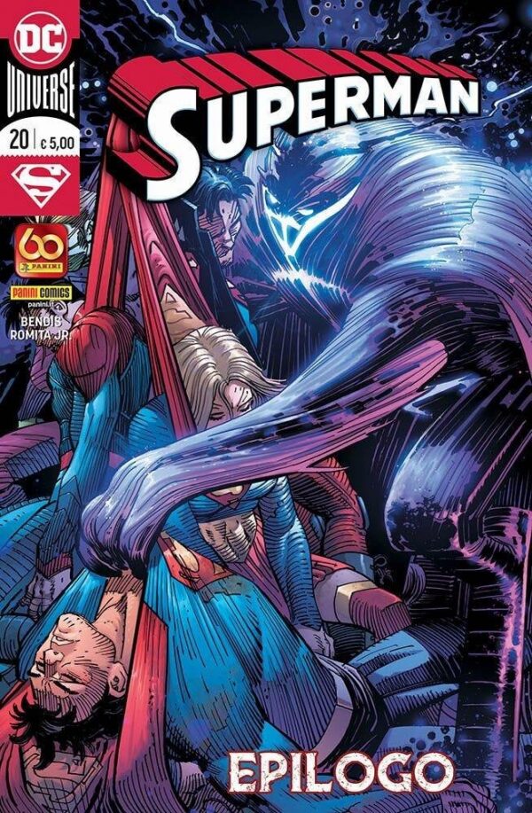 Copertina del fumetto Superman vol. 20, edizione italiana Panini Comics / DC / Marvel / Disney di John Romita Jr. & Brian Bendis